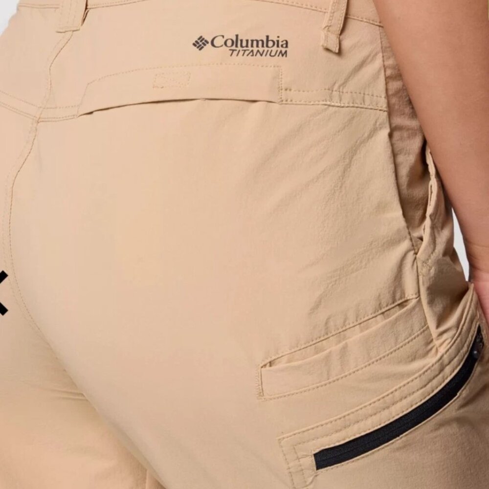 Columbia TITANIUM Summit Valley Waterproof Hike Pants Omni-Shield Sz 10 - Picture 2 of 16
